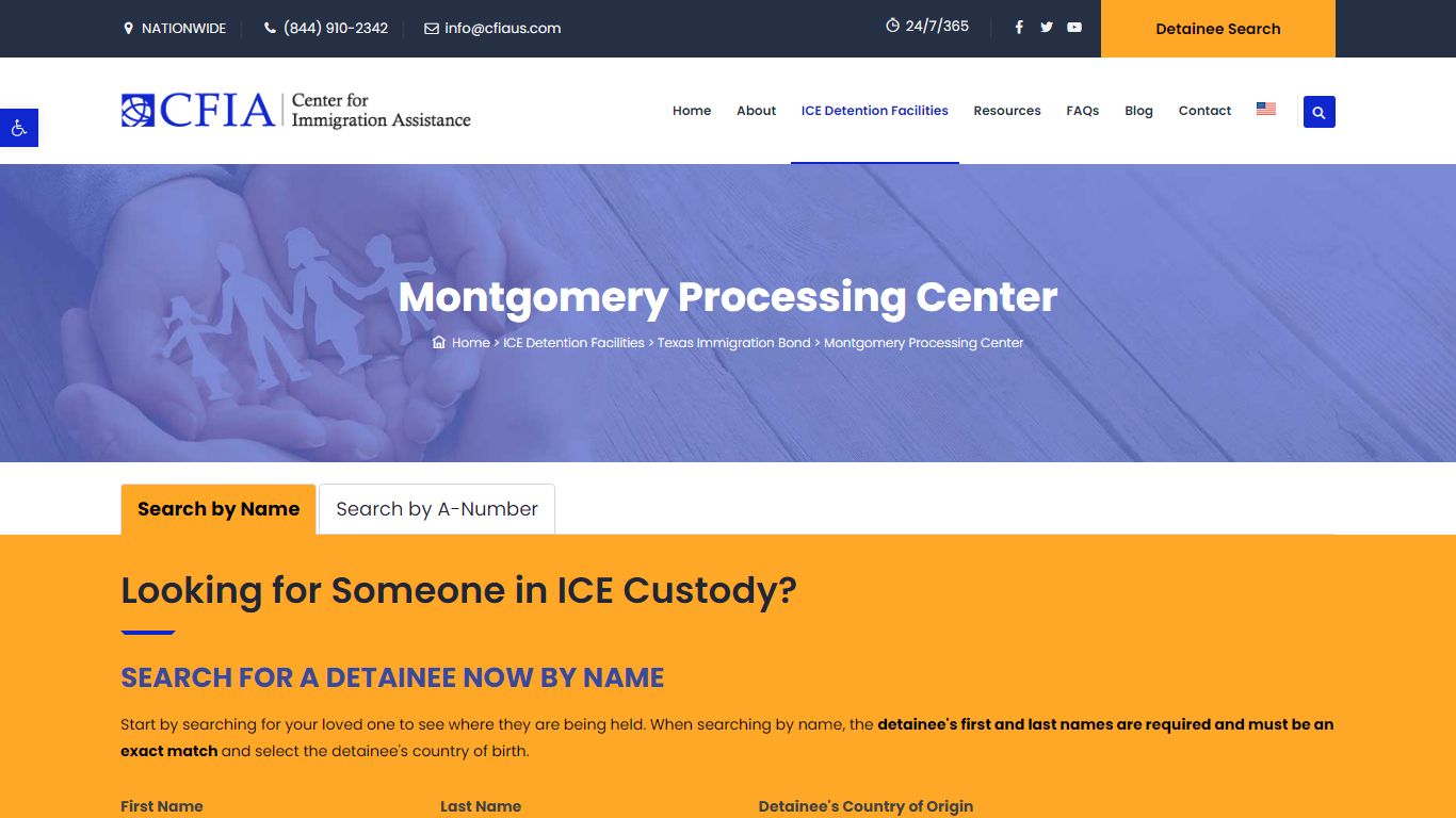 Montgomery Processing Center - Center for Immigration Assistance